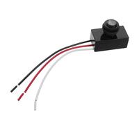 IWOWHERO Interruttore Automatico Crepuscolare per Luci Esterne da Giardino e Lampioni Stradali con Rilevatore Fotoelettrico, Alta Sensibilità e Basso Consumo, Plastica e Componenti