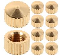 IWOWHERO Kit 20 Pezzi Dadi di Fissaggio in Metallo per Orologi da Parete e al Quarzo Accessori Fai da Te per Riparazione Orologi Movimento Silenzioso e Guarnizione di Stabilità