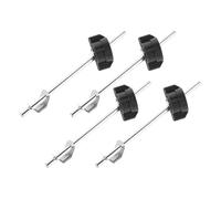 IWOWHERO Kit 4 Pezzi Gruppo Asta Pivotante per Scarico Pop-Up Lavabo Bagno Ricambio Resistente per Camper Montaggio Rapido e Compatibile Sostituzione per Tappo Lavandino e Meccanismo