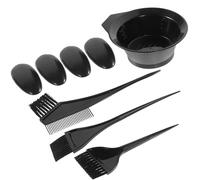 IWOWHERO Kit per Tintura dei Chioma in Plastica Rosa Ciotola per Miscelare Pigmenti e Cuffia Protettiva, Set Completo per Colorazione Multipla a Casa o Salone