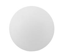 IWOWHERO Lampada da Soffitto Bianca con Paralume Rotondo in Plastica PE Diffusore Leggero e Resistente per Lampade da e Sospensione con Attacco per Hotel e Dormitorio