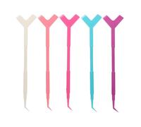 IWOWHERO Lash Perm Separator e Lash Perm Brush 50 Pezzi Riutilizzabili a Forma di Y in ABS, Kit per Allungamento Ciglia, Adatto a Donne e Professionisti del Beauty Colore Casuale