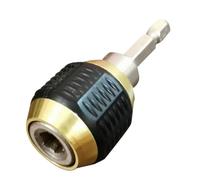 IWOWHERO Mandrino Rapido Esagonale per Trapano Elettrico Adattatore con Blocco Stabile e Molla Efficiente Impugnatura Antiscivolo in Acciaio Inox Compatibile con Inserti per Avvitatore