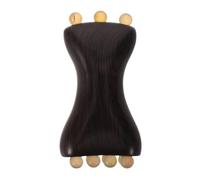 IWOWHERO Massaggiatore Facciale Portatile in Legno di Sandalo Pettine per Massaggio del Capelluto, Strumento Manuale per Massaggi da Viaggio, Gua Sha Compatto per Viso e Aromaterapia