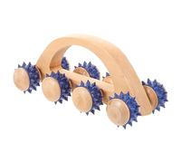 IWOWHERO Massaggiatore Manuale Legno Per Schiena e Piedi Massaggiante Portatile Per Rilassamento Muscolare e Stretching Yoga Design Leggero e Pratico Per Uso Quotidiano