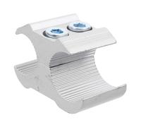 IWOWHERO Morsetto Stringitubo in Lega di Alluminio per Sedia a Rotelle 19-25mm, Accessorio per Fissaggio Stabile Portacanne, Installazione Rapida per Ausili Mobilità e Progetti Fai da Te