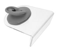 IWOWHERO Orecchio Finto in Silicone Morbido per Esercitazioni Piercing, Supporto Espositore per Orecchini, Kit di Addestramento Auricolare Sinistro per Uso Domestico e Professionale
