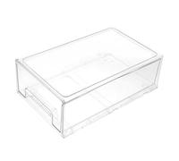 IWOWHERO Organizzatore per Cassetti da Scrivania Trasparente Grande Contenitore Portaoggetti per Trucco e Cancelleria Vassoio per Toeletta Multifunzione per Camera da Letto