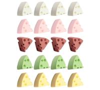 IWOWHERO Ornamenti per Cover del Telefono in Resina a Forma di Formaggio Miniatura, Set da 20 Pezzi per Decorazioni Fai da Te, Accessori per Custodie Personalizzate, per Appassionati