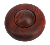 IWOWHERO Palla Massaggiante in Legno Liscia Piccola per Mani Sfera Portatile per Massaggio e Riduzione Stress Attrezzo Tradizionale per Fitness e Fisioterapia per Stimolazione Muscolare e
