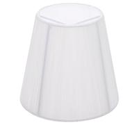 IWOWHERO Paralume in Tessuto Stile Nordico Bianco Coprilampada Clip per Lampade Sospensione e Applique Diffusore Luce Decorativo per Camera e Soggiorno