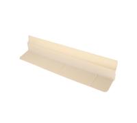 IWOWHERO Paraspruzzi per Lavello da Cucina in Silicone 46,5x10 Cm con Ventose, Protezione Contro Schizzi Acqua, Design Moderno Beige per Lavaggio Piatti