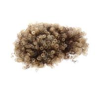 IWOWHERO Parrucca Coda Di Cavallo Impostore Stringa Posticci Naturale Estensioni Frangia i Crocchia Invisibile Falso Parrucche Yellow Fibra Chimica