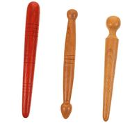 IWOWHERO Penna Digitopressione in Legno per Riflessologia Plantare e Massaggio Manuale di Piedi e Mani, Strumento per Massaggio a Punti di Pressione su Corpo Completo, 3 Pezzi