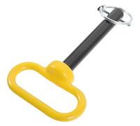 IWOWHERO Perno di Attacco Rimorchio in Acciaio Resistente Gancio di Traino per Tosaerba Accessorio Pratico per Perno di Aggancio Installazione Veloce per Uso Interno ed Esterno