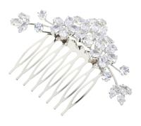 IWOWHERO Pettine per Sposa e Chic Accessorio Matrimonio per Acconciature Cerimonia Confortevole e Design Raffinato per Sposi