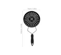 IWOWHERO Piastra Diffusore di Calore Smaltata per Piano Induzione Protezione Fondo Pentole Non Induzione Distribuzione Uniforme del Calore per Cucina Domestica Nero