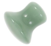 IWOWHERO Pietra da Massaggio Forma di Fungo in Pietra Verde Massaggiatore Viso e Collo per Pressoterapia e Linfodrenaggio Sollievo da Dolori e Miglioramento Circolazione Strumento