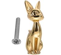 IWOWHERO Pomello per Mobili a Forma di Gatto in Metallo Pomello Decorativo per Cassetti e Armadietti Maniglia per Cucina e Bagno Resistente e Multiuso Adatto per Armadi e Cassetti