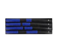 IWOWHERO Porta Bussole in Ferro Organizer Multifunzione per Prese Sae e Metriche Supporto Robusto con Base Extra-larga Antiribaltamento per Officina e Garage