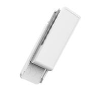 IWOWHERO Porta Multipresa Adesivo da Parete Bianco Supporto Fissaggio per Ciabatta Multipresa Organizer Salvaspazio per Cucina e Ufficio Compatibile con Presa Multipla e Router Wifi