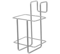 IWOWHERO Portaoggetti da Parete Multifunzionale in Inossidabile Portatazze Resistente per Bagno e Cucina Organizer Salvaspazio con Ganci Robusti per Sapone Shampoo e Gel Doccia Design