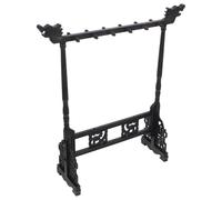 IWOWHERO Portapennelli per Calligrafia in Resina Nera, Porta Pennelli Appeso dal Design Semplice e Vintage, Pratico Supporto Multifunzionale per Organizzare la Scrittura Artistica