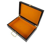 IWOWHERO Portasigari in Legno con Coperchio Ribalta Effetto Coccodrillo Custodia Riutilizzabile per Sigari e Piccoli Oggetti Organizer Elegante e Pratico per Viaggi e Casa