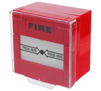 IWOWHERO Pulsante Allarme Antincendio Manuale Resettable Rosso con Sirena Integrata per Sistemi Antincendio Edifici Uffici e Case Attivazione Rapida e Semplice per Sicurezza Emergente