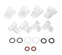 IWOWHERO Ricambi Testine Plastica per Hydro Facial Machine Accessori per Pulizia Profonda Ossigeno Testine Ricambio per Macchina e Dispositivo