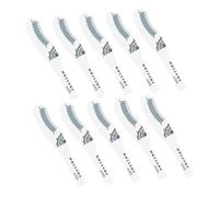 IWOWHERO Righello per Misurazione Ciglia in Carta 10 Pezzi Strumento Preciso per Grado di Arricciatura e Lunghezza Compatto per Uso Professionale e Trucco