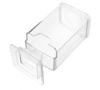 IWOWHERO Scatola Organizzatrice Per Cotone e Struccanti Contenitore Trasparente Per Makeup e Manicure Dispenser Per Wipes Con Design Faro Per Bagno e Vanity