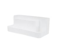 IWOWHERO Scatola per Utensili Manicure Multifunzione Bianca Organizer Compatto per Nail Art e Gioielli Custodia per Casa e Salone per Pennelli e Accessori da Tavolo