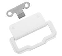 IWOWHERO Set 1 Maniglia in Plastica per Tende da Congelatore con Guida Inferiore, Accessori per Armadietti Refrigerati Supermercato, Morsetto per Tende per Verdure e Carne, Uso Commerciale