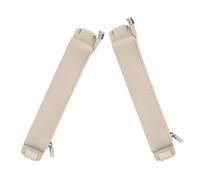 IWOWHERO Set 2 Astucci Cerniera per Penne in Pu Beige, Portapenne per Planner Grande Capacità per Back To School Party e Attività All'aperto