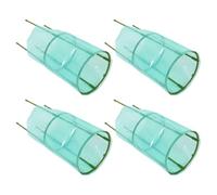 IWOWHERO Set 4 Gabbie Protettive per Piante da Giardino Telo Protettivo Antivento in Plastica per Orto e Aiuole Copertura Barriera per Piante Rampicanti e Frutta Protezione