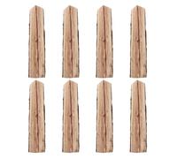 IWOWHERO Set 8 Pezzi Ceppi di Legna da Ardere Decorativi in Cedro e Pino, Tronchi di Legno Duro da 22 Cm per Bracieri da Esterno, Caminetti e Fuochi da Campo, Legna da Ardere