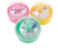 IWOWHERO Set da 3 Piumini da Cipria con Manico Astuccio Portatile per Cipria con Custodia Rotonda Morbido Applicatore da Viaggio per e Adulti Contenitore Igienico in Polvere