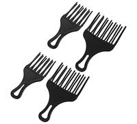 IWOWHERO Set Di 4 Pettini Per in Plastica Per Ricci Parrucche Pettini Per Sollevare I Districare E Modellare
