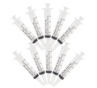 IWOWHERO Set Di Iniettori Di Liquidi in Plastica Da 20 Ml Scala Di Iniettori Di Profumi Da 10 Pezzi Strumento Di Iniezione Industriale Per Uso Domestico