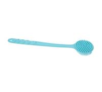 IWOWHERO Spazzola Corpo Silicone con Manico per Doccia e Massaggio Scrubber Schiena Ergonomico Verde Matcha Adatta Tutti i Tipi