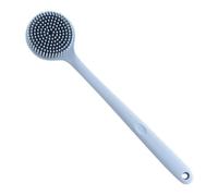 IWOWHERO Spazzola Esfoliante Corpo in Silicone Blu con Design Ergonomico per Pulizia Profonda e Massaggio Sotto la Doccia, per Uso Quotidiano e Rimozione Delicata della Pelle Morta