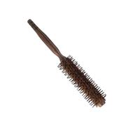 IWOWHERO Spazzola Per Capelli Setole Naturali Di Cinghiale Pettine Rullo in Legno Massello Per Styling e Manutenzione Per Capelli Bagnati e Asciutti Facile Da Trasportare