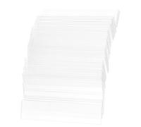 IWOWHERO Strisce Espositive Per Unghie Finte Trasparenti in Acrilico, 150 Pezzi, Supporto Per Manicure Da Studio e Salone Di Nail Art, Display Resistente Per Esposizione e Progettazione Unghie