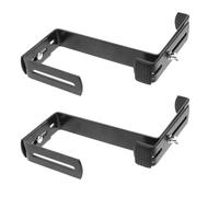 IWOWHERO Supporto Appendivasi in Regolabile per Balcone e Ringhiera Gancio Porta Fioriera in Ferro per Esterno Sospensione Vasi da Fiori per Giardino e Finestre