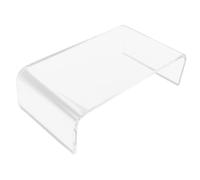 IWOWHERO Supporto per Monitor in Acrilico Supporto per Computer in Acrilico per Scrivania Aumenta Altezza del Display Spazio sulla Scrivania