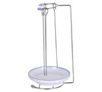 IWOWHERO Supporto per Spiedini da Barbecue in Acciaio Inox, Porta Spiedini Verticale con Gancio Singolo, per Carne e Pollo, per Cottura All'aperto e Feste All'aperto