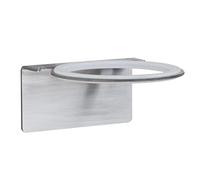 IWOWHERO Supporto Phon da Parete in Acciaio Inossidabile Porta Asciugacapelli Senza Organizer da Muro per Bagno e Camera Design Compatto e Installazione Facile