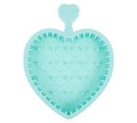 IWOWHERO Tampone Per La Pulizia Dei Pennelli Da Trucco Esfoliante Macchina Premuto Arrossire Spazzole Scrubber Frustata Lucentezza Copertina Tavolozza Mini Light Green Gel Di Silice