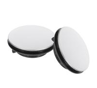 IWOWHERO Tappo Copriforo per Lavello Cucina in Acciaio Inossidabile e Pp 2 Pezzi Dado Breve, Copertura Foro Rubinetto Argento per Mantenere la Cucina Pulita